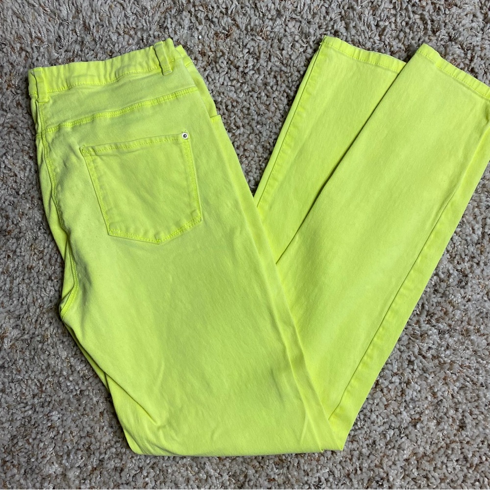 Neon Skinny Pants